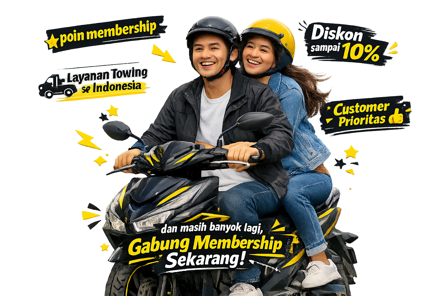 Art N Speed Membership — Poin, Towing, Diskon 15%, Customer Prioritas